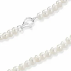 45 cm Perlehalskæde med ferskvandsperle.