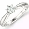 0,30 ct lab grown diamant ring i 14 karat hvidguld 0,30 ct