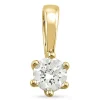 0,30 ct lab grown diamant solitairevedhæng i 14 karat guld 0,30 ct