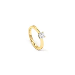 0,20 ct solitaire ring i 14 karat guld