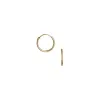 14 mm Aagaard creoler i 8 karat guld