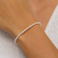 3,5 mm armbånd med ferskvandsperle