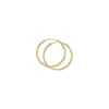 25 mm BNH creoler i 14 karat guld