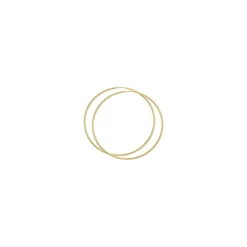 62 mm BNH creoler i 8 karat guld