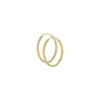 28 mm BNH creoler i 14 karat guld