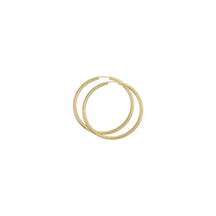 50 mm BNH Creoler øreringe i 8 karat guld