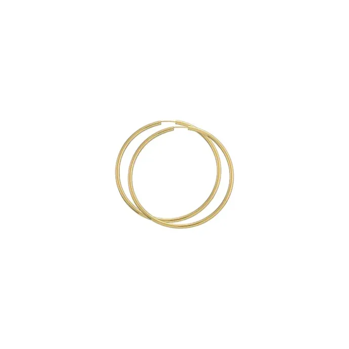 60 mm BNH Creoler øreringe i 8 karat guld