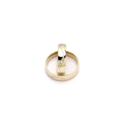 5 mm diamant vielsesringe i 14 karat guld 0,008 ct og 0,02 ct - sæt