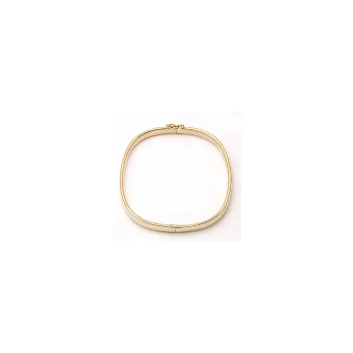 5 mm firkantet BNH armring i 14 karat guld
