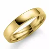 4 mm vielsesring i 9 karat guld
