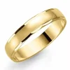4 mm vielsesring i 9 karat guld