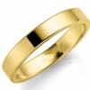 4 mm vielsesring i 14 karat guld