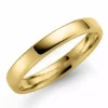 3 mm vielsesring i 9 karat guld