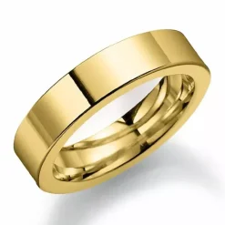 5 mm vielsesring i 9 karat guld
