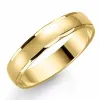 4 mm vielsesring i 14 karat guld