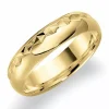 5 mm vielsesring i 14 karat guld