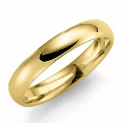 3,5 mm vielsesring i 14 karat guld
