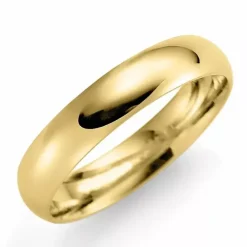 4 mm vielsesring i 14 karat guld