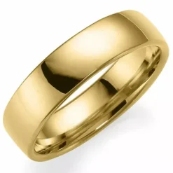 5 mm vielsesring i 9 karat guld
