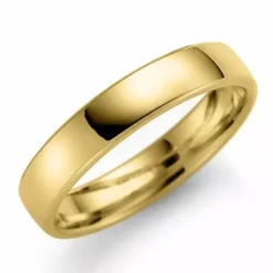 4 mm vielsesring i 14 karat guld