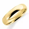 5 mm vielsesring i 9 karat guld