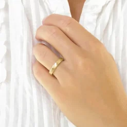 4 mm vielsesringe i 14 karat guld - sæt