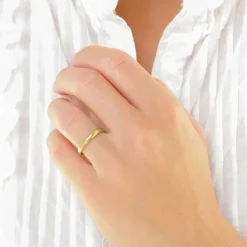 3 mm vielsesringe i 9 karat guld - sæt