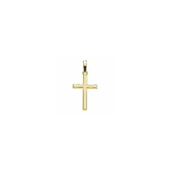 12 x 21 mm Aagaard kors vedhæng i 14 karat guld