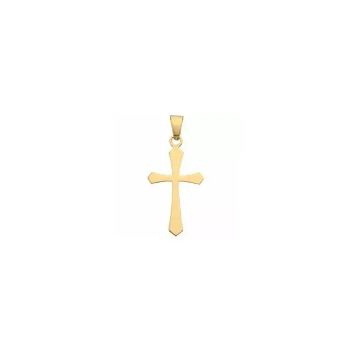 13 x 20 mm BNH kors i 14 karat guld
