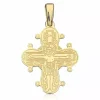 17 x 20 mm dagmarkors i 14 karat guld