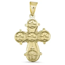 17 x 29 mm dagmarkors i 14 karat guld