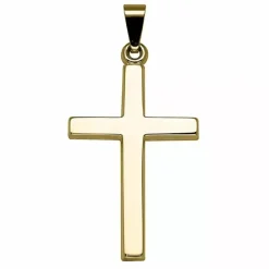 16 x 24,5 mm Støvring Design kors vedhæng i 14 karat guld