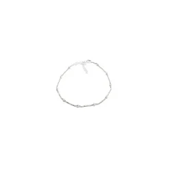 Ankelkæde i sølv x 1,0 mm