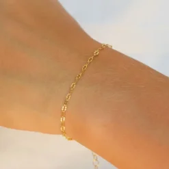 Armbånd i forgyldt sølv x