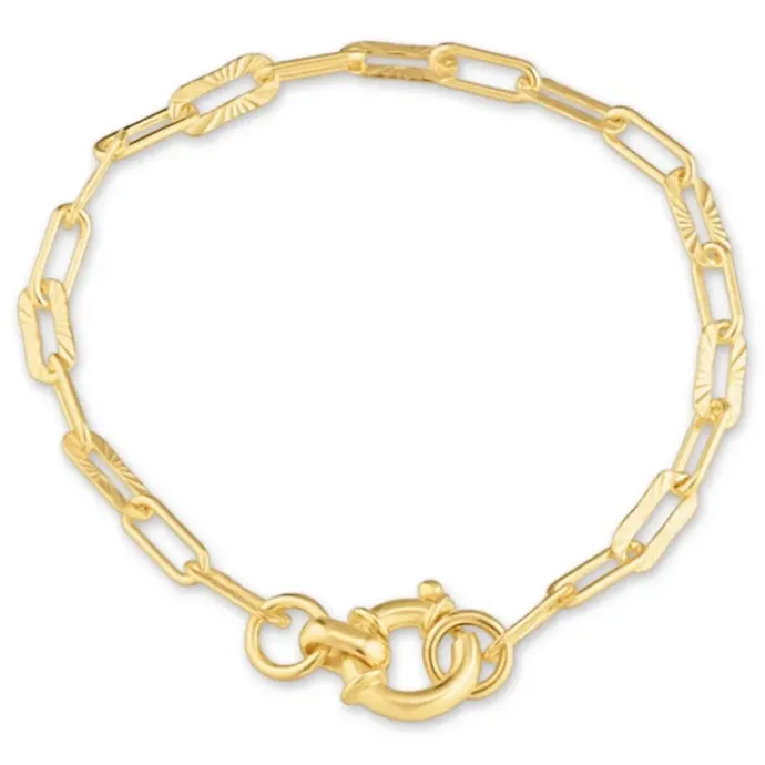 Armbånd i forgyldt sølv x 4,1 mm