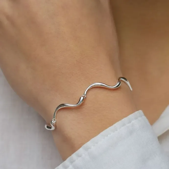 Armbånd i sølv x 6,0 mm