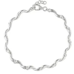 Armbånd i sølv x 4,3 mm
