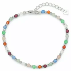 Armbånd med hematite og sten.