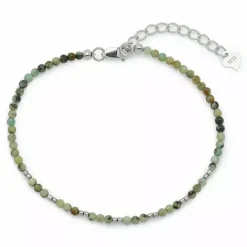 Armbånd med sten og hematite.