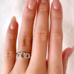 Bismarck ring i sølv