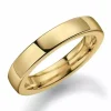 Blank 4 mm vielsesring i 9 karat guld