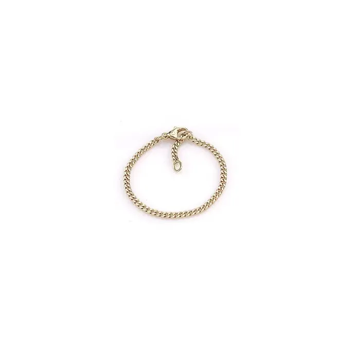 BNH ankelkæde i 14 karat guld 24-26 cm x 2,7 mm