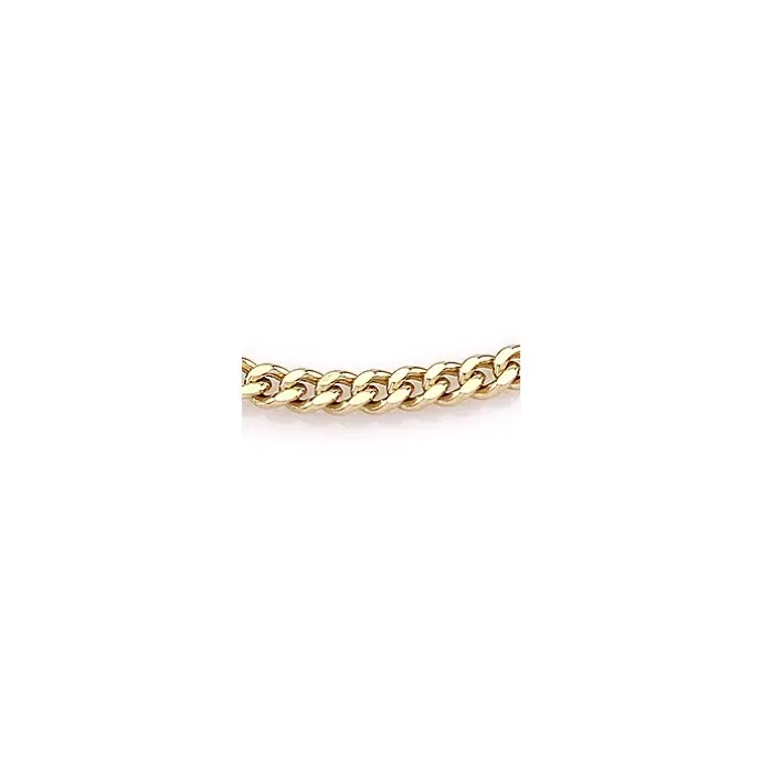 BNH ankelkæde i 14 karat guld 24-26 cm x 2,7 mm