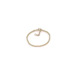 BNH ankelkæde i 14 karat guld 24-26 cm x 1,8 mm