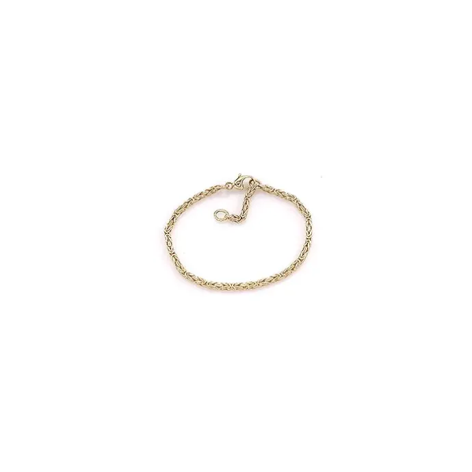 BNH ankelkæde i 14 karat guld 24-26 cm x 1,8 mm