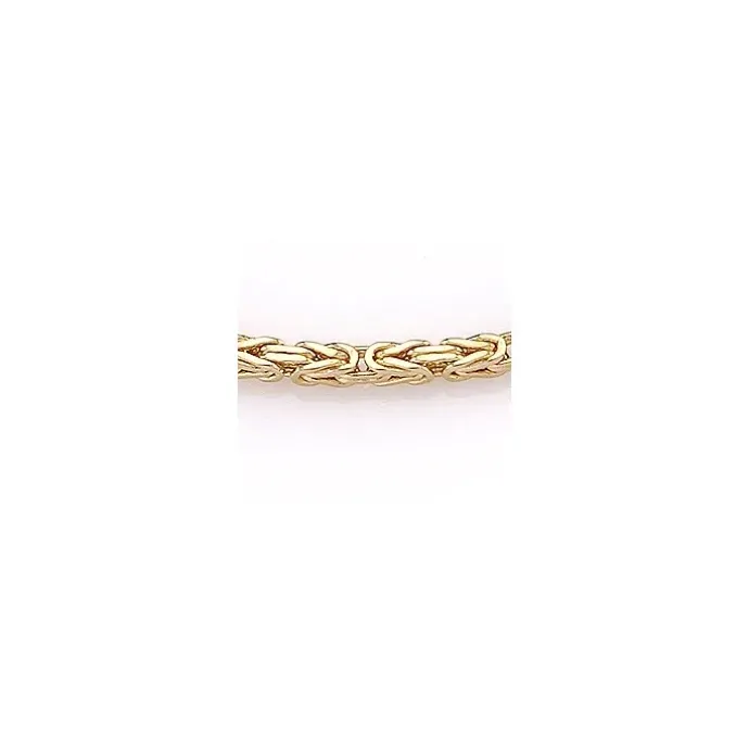 BNH ankelkæde i 14 karat guld 24-26 cm x 1,8 mm