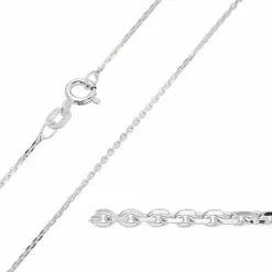 BNH Anker facet armbånd i sølv 18,5 cm x 1,1 mm