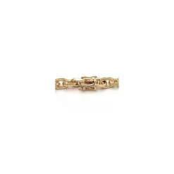BNH Anker facet armbånd i 8 karat guld 18,5 cm x 5,0 mm