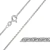BNH Anker facet armbånd i 14 karat hvidguld 21 cm x 1,4 mm