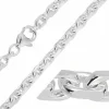 BNH Anker facet armbånd i sølv 17 cm x 3,1 mm